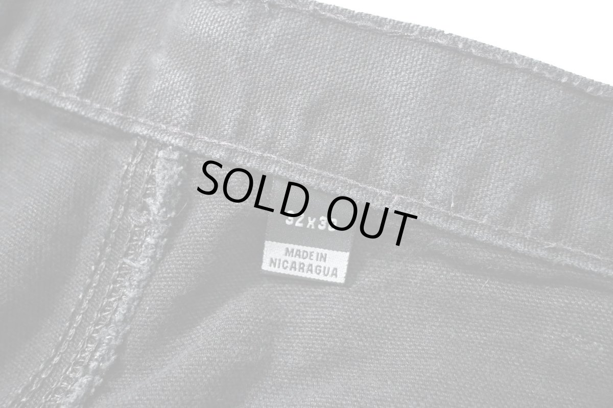画像6: Used Carhartt Duck Carpenter Pants Black カーハート (6)