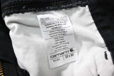 画像7: Used Carhartt Duck Carpenter Pants Black カーハート (7)