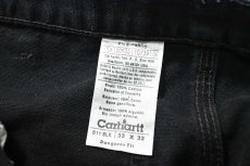 画像6: 06' Used Carhartt Duck Carpenter Pants Black カーハート (6)