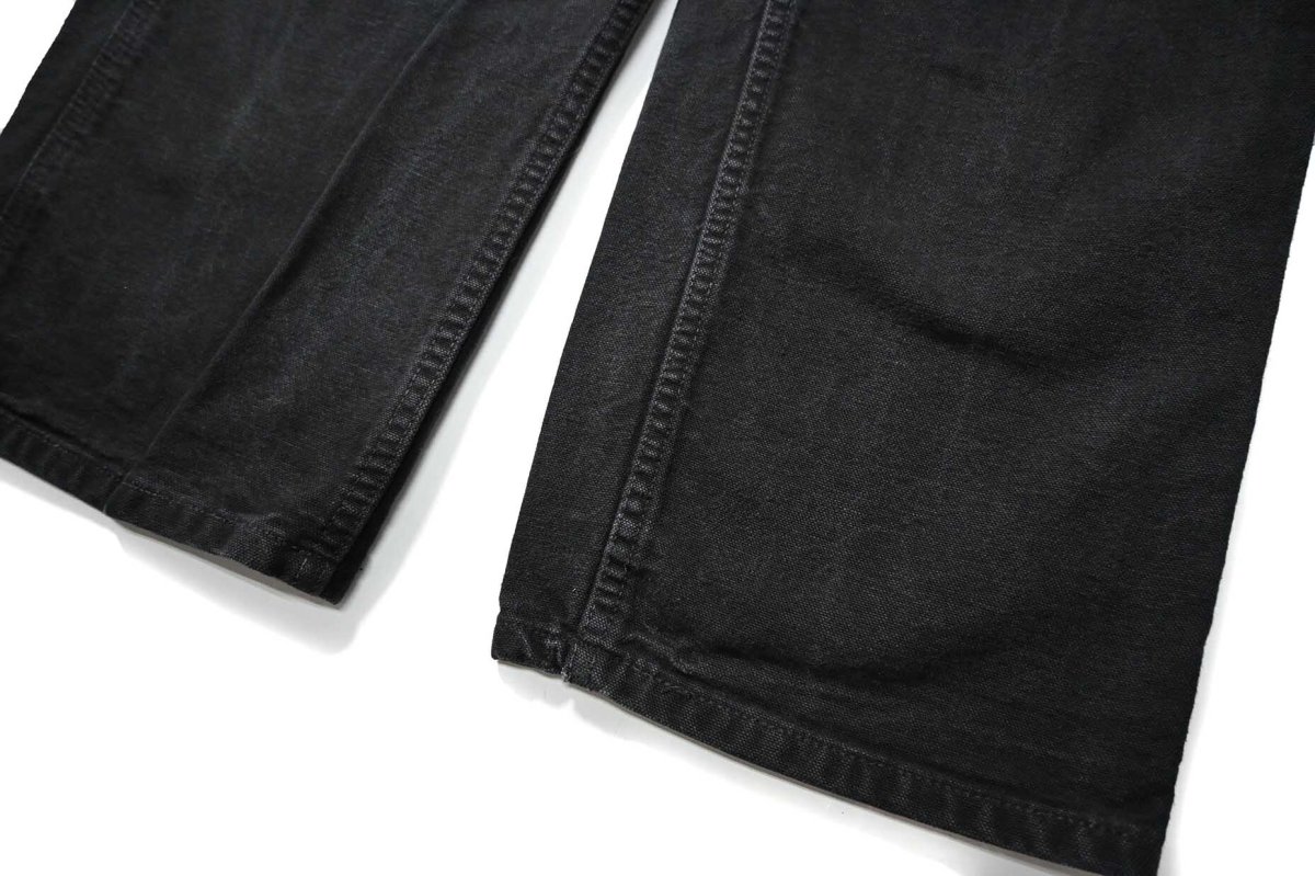 画像3: Used Carhartt Duck Carpenter Pants Black カーハート (3)