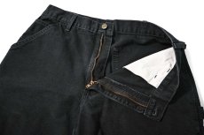 画像5: 06' Used Carhartt Duck Carpenter Pants Black カーハート (5)