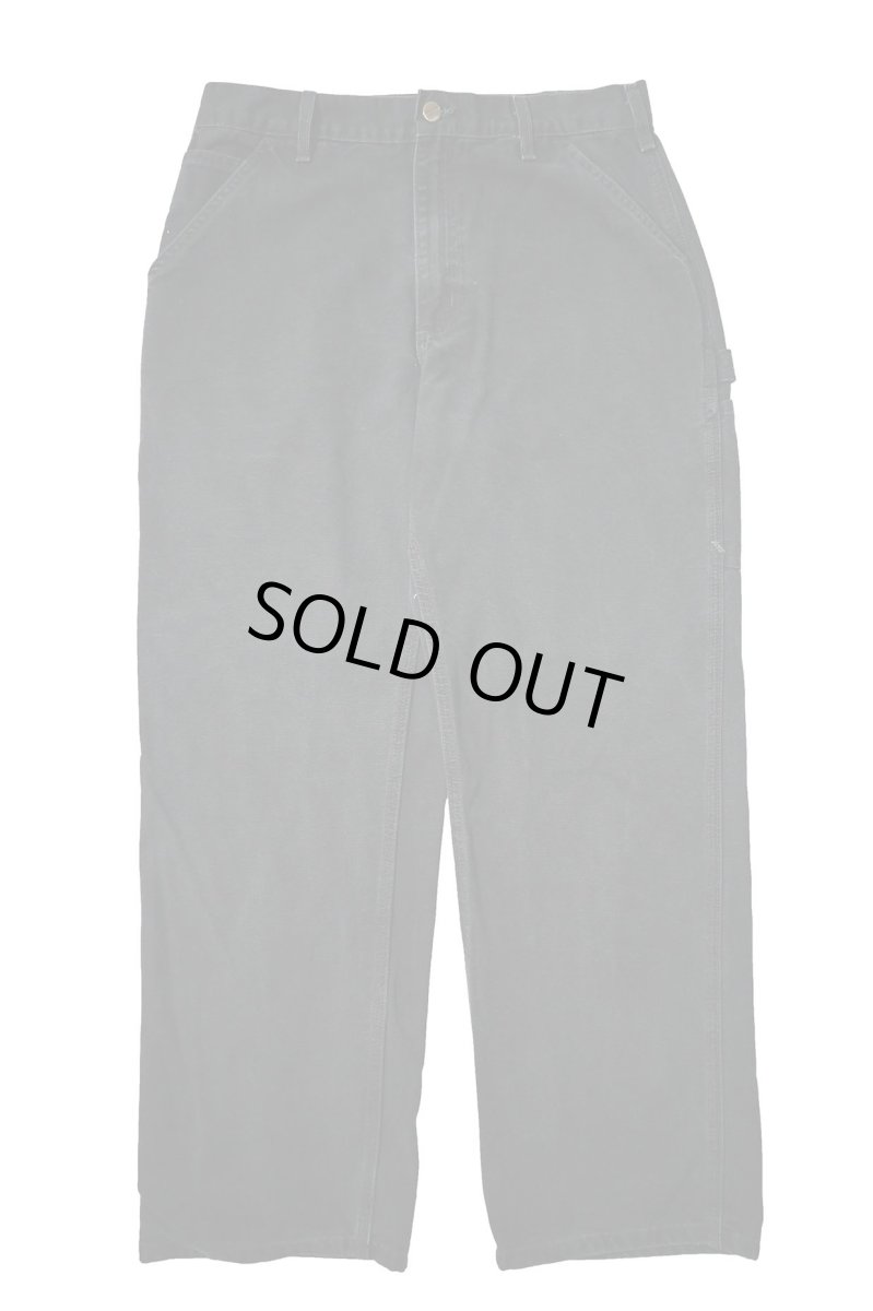 画像1: 06' Used Carhartt Duck Carpenter Pants Black カーハート (1)