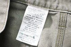 画像6: 12' Used Carhartt Duck Carpenter Pants Moss カーハート (6)