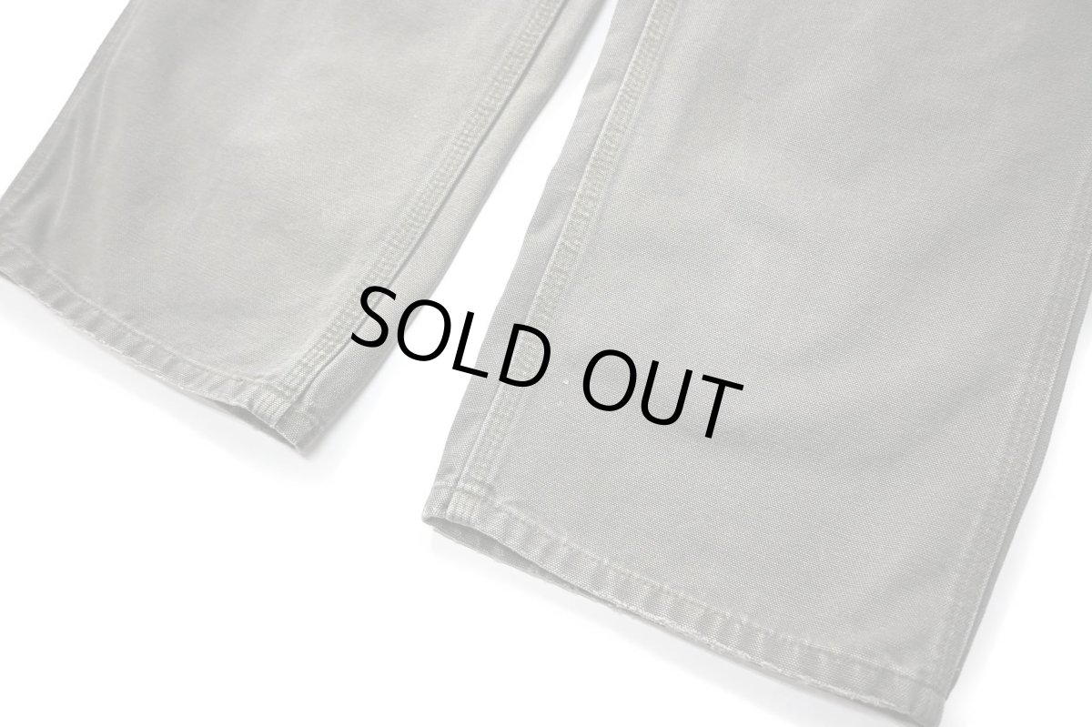 画像3: 10' Used Carhartt Duck Carpenter Pants Moss カーハート (3)