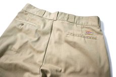 画像4: 90s Used Dickies 874 Work Pants Khaki made in USA (4)