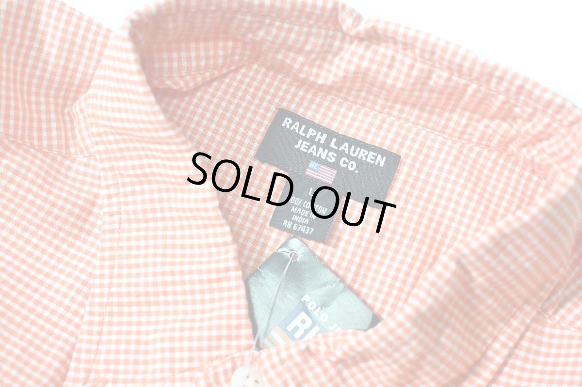 画像4: 90-00s Deadstock Polo Jeans Co. Ralph Lauren Short Sleeve B/D Shirt (4)
