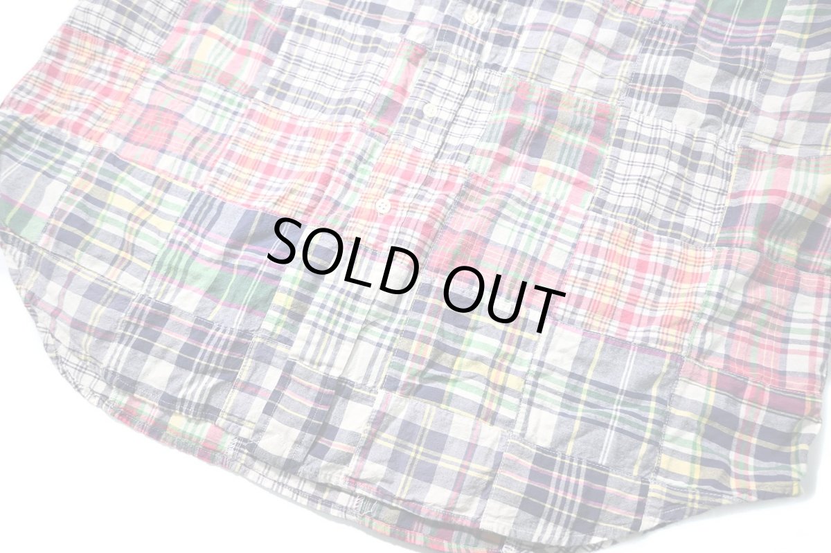 画像3: 90-00s Used Ralph Lauren Short Sleeve Patchwork B/D Shirt "Blake" (3)