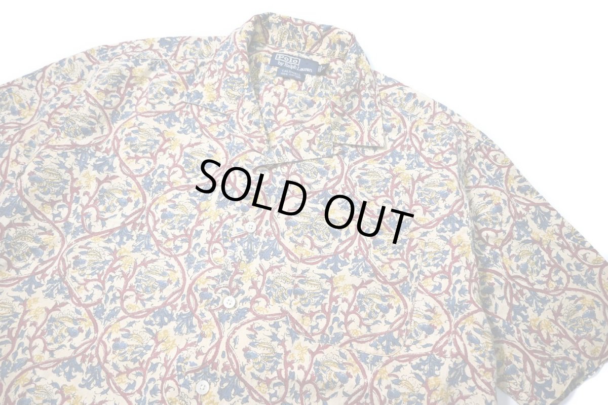 画像2: 90-00s Used Polo Ralph Lauren Open Collar Shirt "Caldwell" (2)