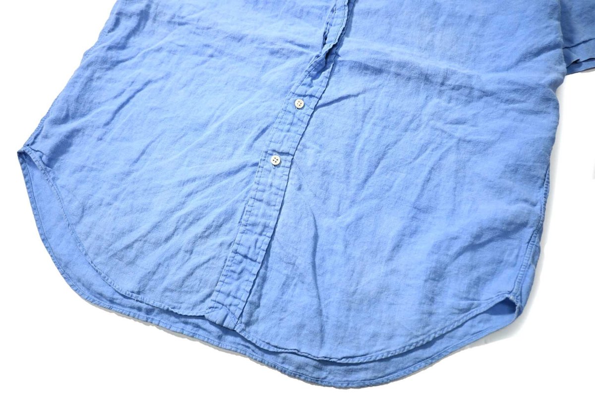 画像3: 90-00s Used Ralph Lauren Short Sleeve Linen B/D Shirt "Classic Fit" (3)