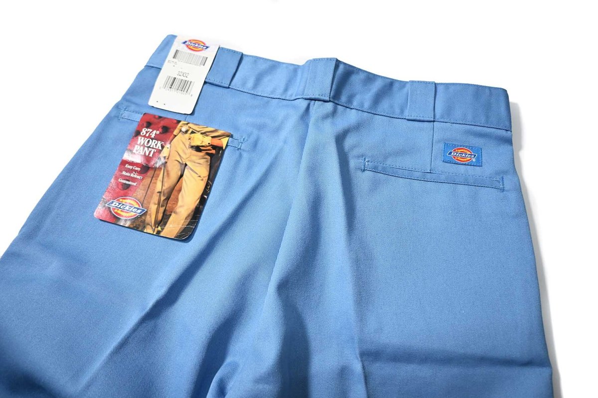 画像4: 90-00s Deadstock Dickies 874 Work Pants Light Blue (4)