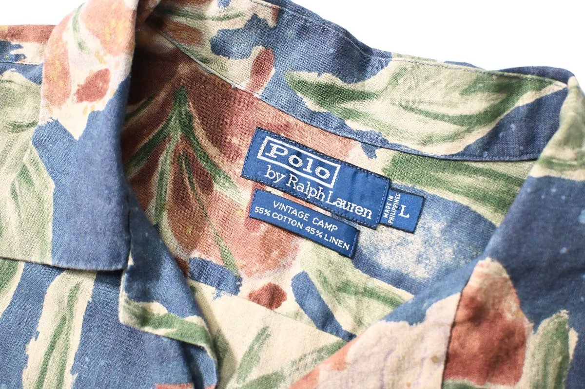 画像4: 90-00s Used Polo Ralph Lauren Open Collar Shirt "Vintage Camp" (4)
