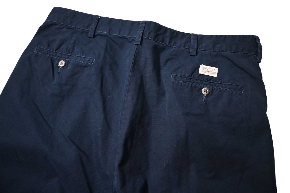 画像3: 90-00s Used Polo Ralph Lauren Andrew Shorts Navy ラルフローレン (3)