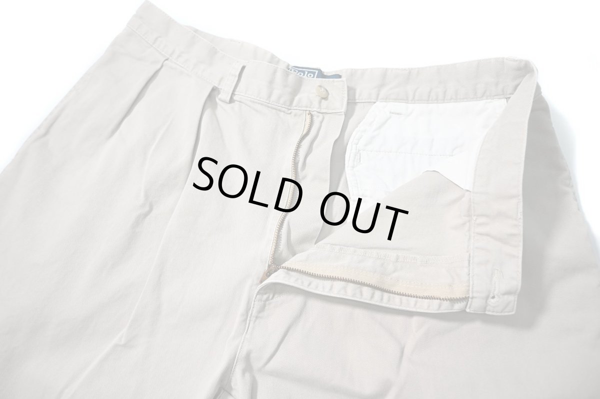 画像4: 90-00s Used Polo Ralph Lauren Tyler Shorts Khaki ラルフローレン (4)