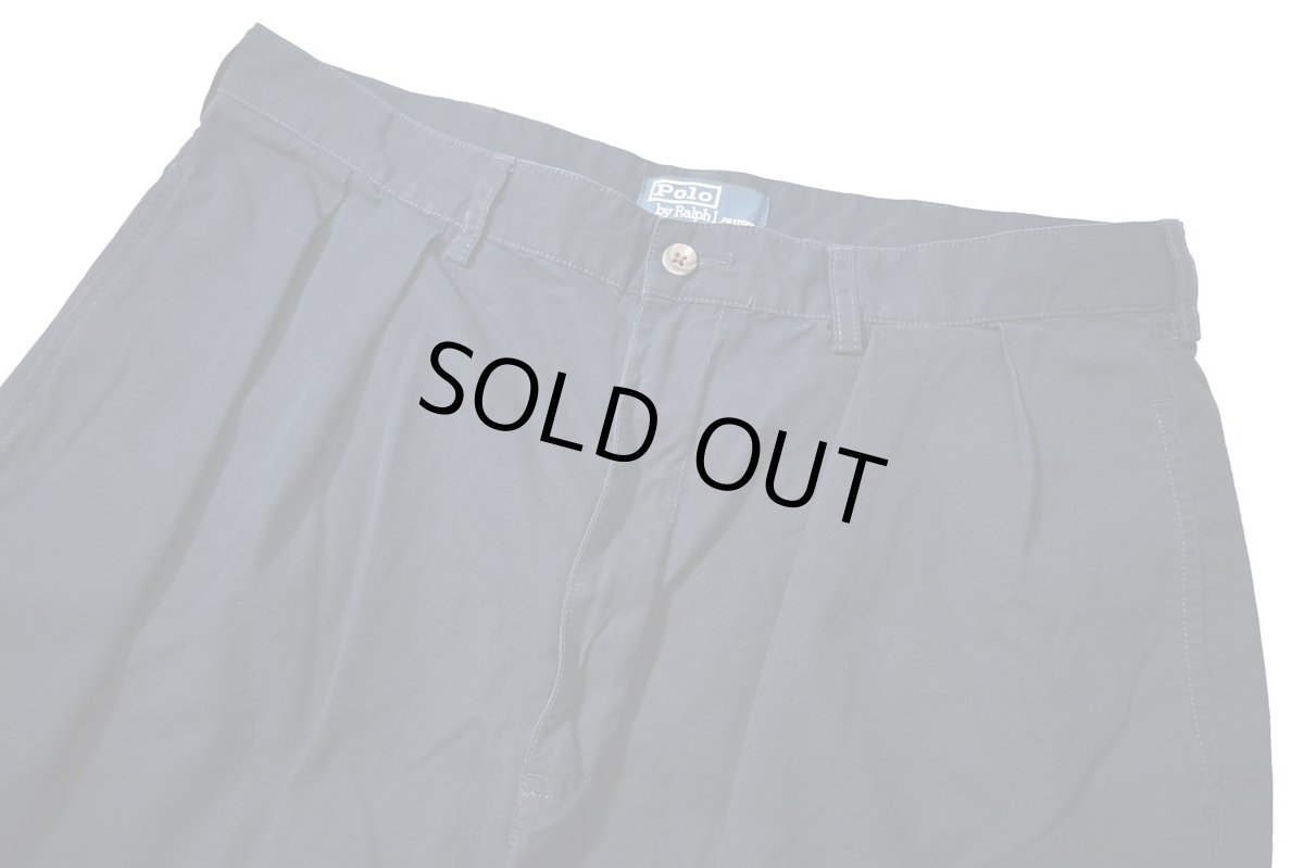 画像2: 90-00s Used Polo Ralph Lauren Andrew Shorts Navy ラルフローレン (2)