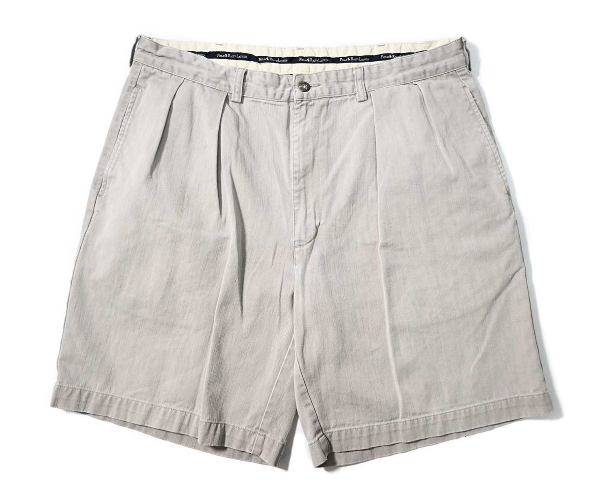 画像1: 90-00s Used Polo Ralph Lauren Tyler Shorts Grey ラルフローレン (1)