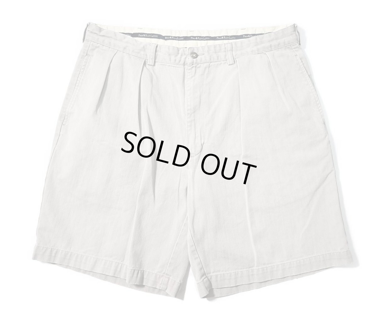 画像1: 90-00s Used Polo Ralph Lauren Tyler Shorts Grey ラルフローレン (1)