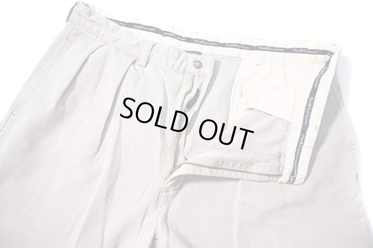 画像4: 90-00s Used Polo Ralph Lauren Tyler Shorts Grey ラルフローレン (4)