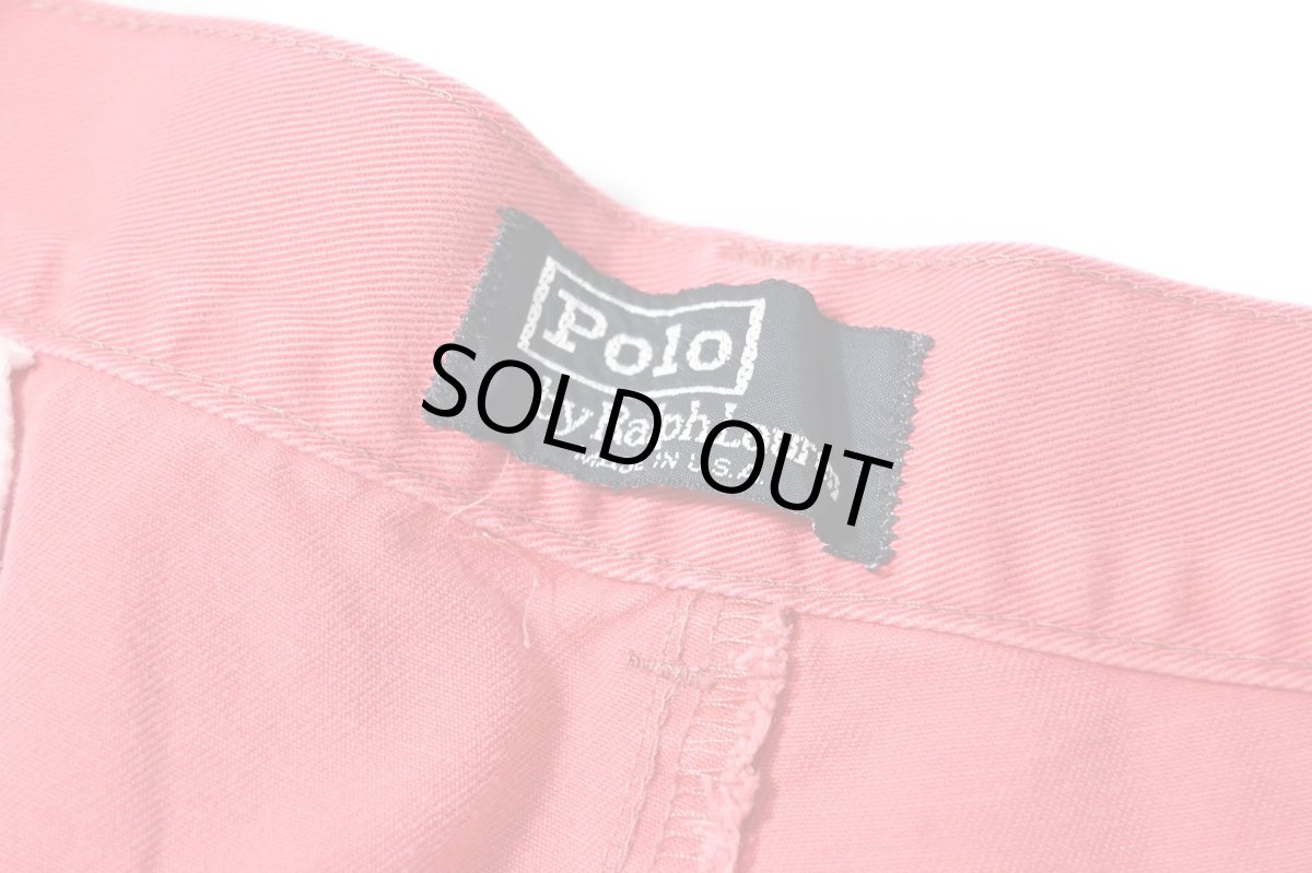 画像5: 90-00s Used Polo Ralph Lauren Shorts Pink made in USA ラルフローレン (5)
