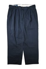 画像1: 90-00s Used Polo Ralph Lauren Pleated Chino Trouser Navy "Andrew Pant" ラルフローレン (1)