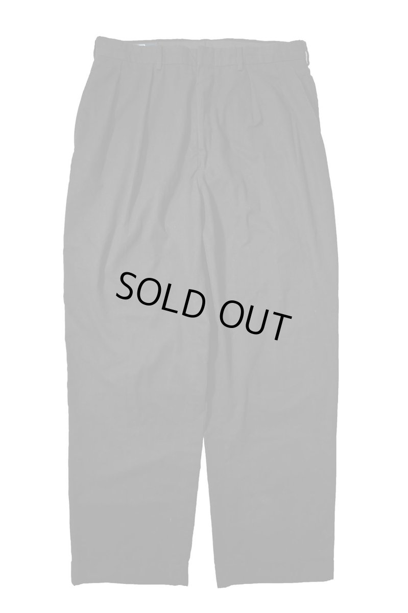 画像1: 90-00s Used Polo Ralph Lauren Pleated Microfiber Trouser Black ラルフローレン (1)