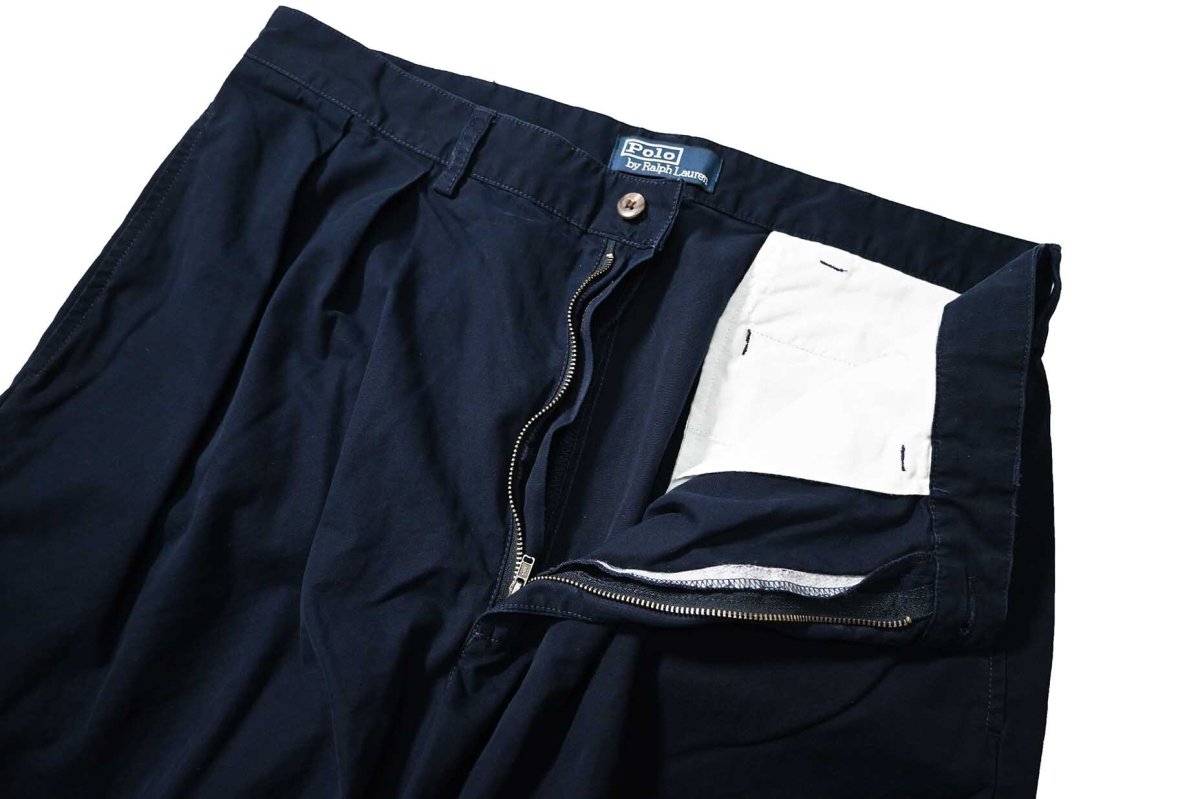 画像4: 90-00s Used Polo Ralph Lauren Andrew Shorts Navy ラルフローレン (4)