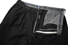 画像5: 90-00s Used Polo Ralph Lauren Pleated Chino Trouser Black Over Dye "Andrew Pant" ラルフローレン (5)