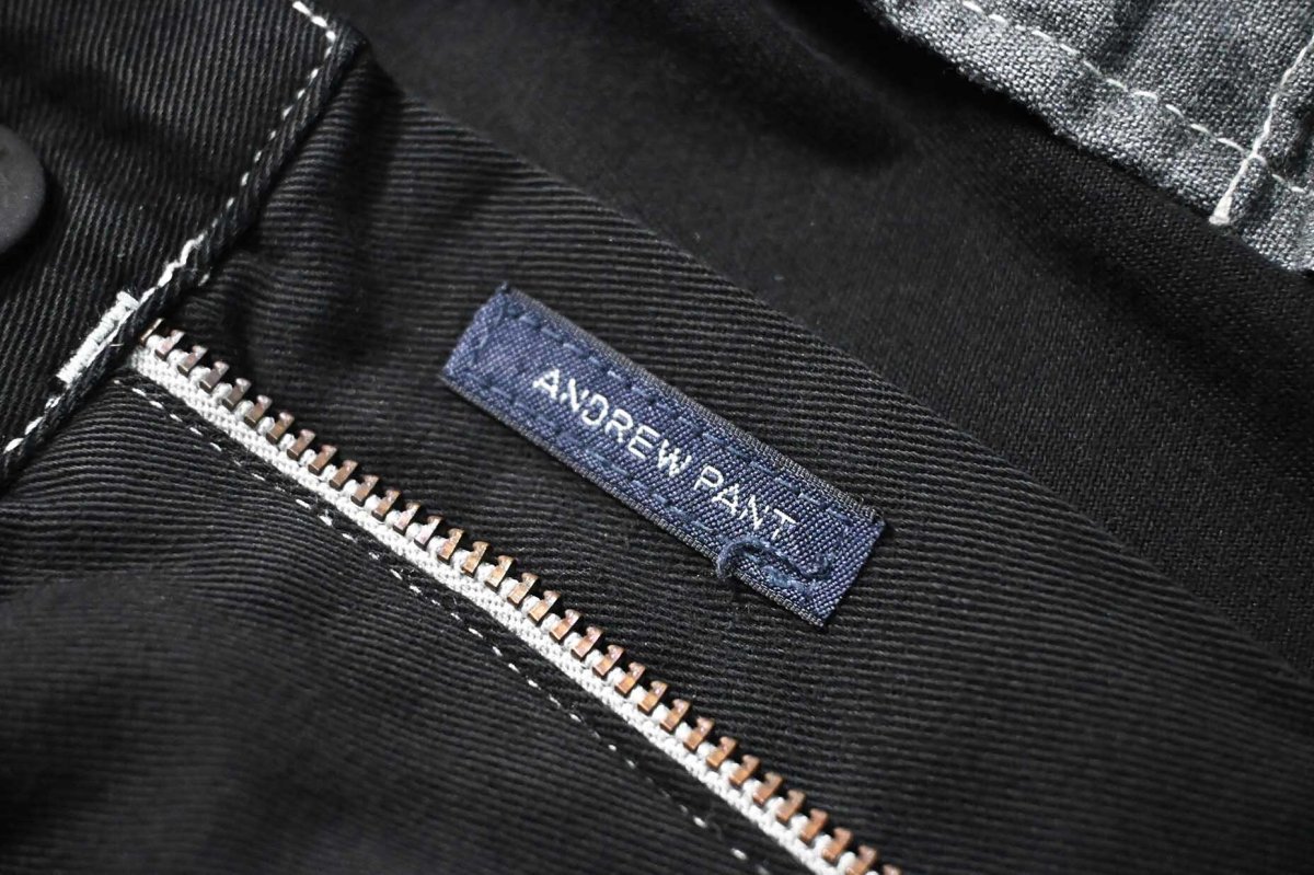 画像6: 90-00s Used Polo Ralph Lauren Pleated Chino Trouser Black Over Dye "Andrew Pant" ラルフローレン (6)