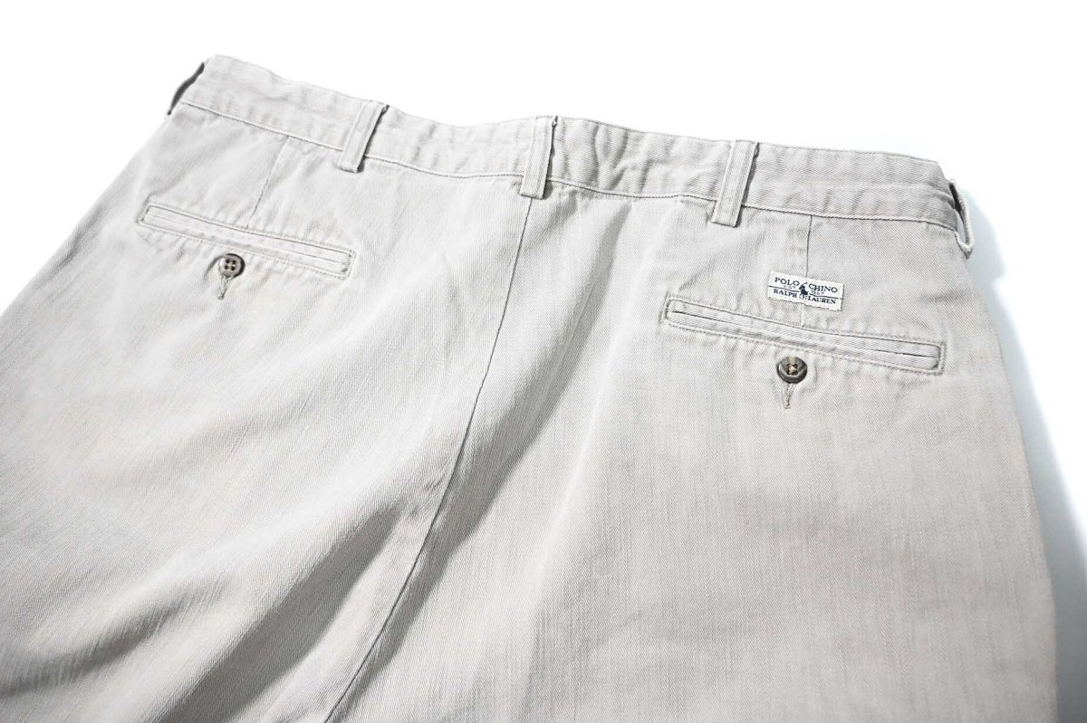 画像3: 90-00s Used Polo Ralph Lauren Tyler Shorts Grey ラルフローレン (3)
