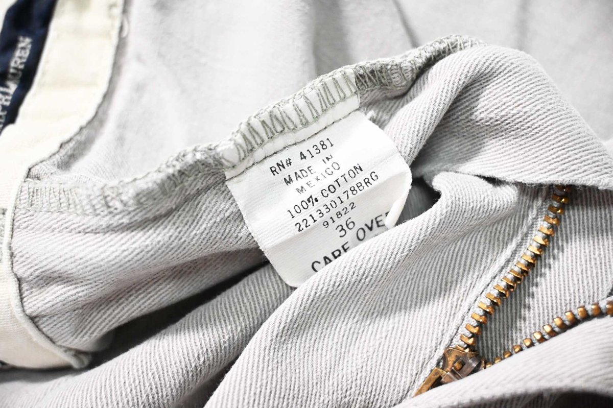 画像7: 90-00s Used Polo Ralph Lauren Tyler Shorts Grey ラルフローレン (7)