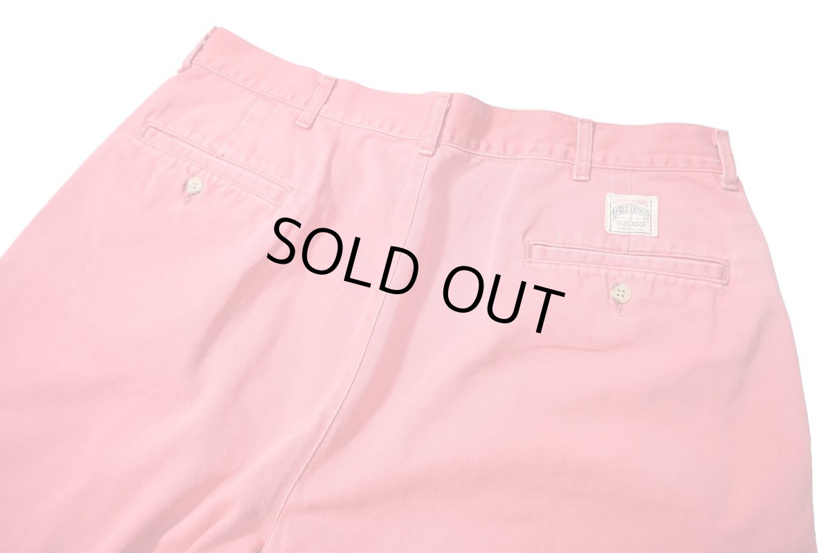 画像3: 90-00s Used Polo Ralph Lauren Shorts Pink made in USA ラルフローレン (3)