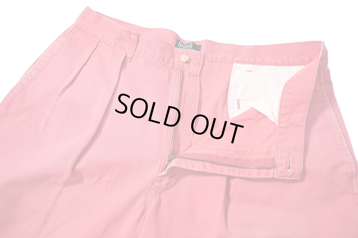 画像4: 90-00s Used Polo Ralph Lauren Shorts Pink made in USA ラルフローレン (4)