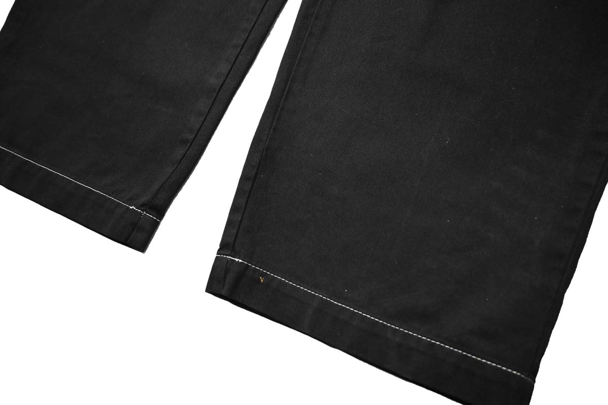 画像3: 90-00s Used Polo Ralph Lauren Pleated Chino Trouser Black Over Dye "Andrew Pant" ラルフローレン (3)