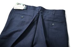 画像4: Cubavera Linen Dress Pants Dress Blue キューバベラ (4)