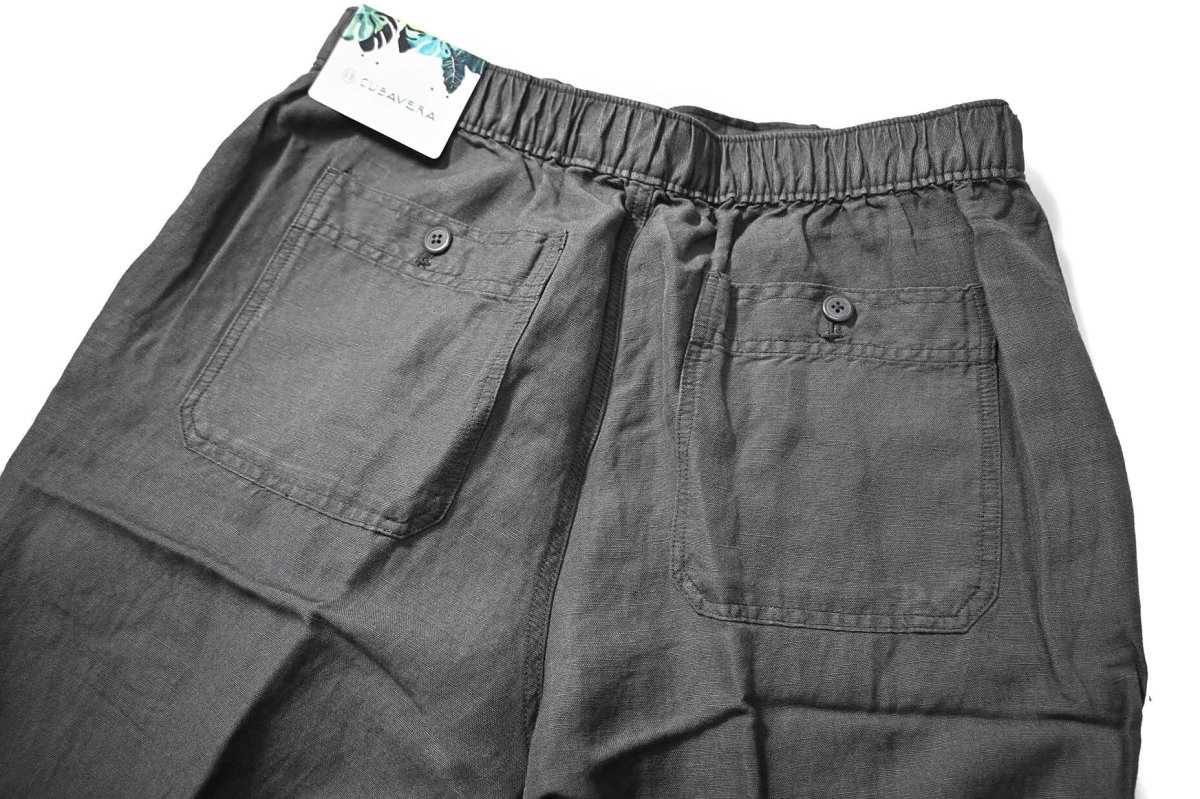 画像4: Cubavera Linen Brend Draw String Pants Castlerock キューバベラ (4)