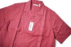画像2: Cubavera Short Sleeve Guayabera Shirt Mauvewood キューバベラ (2)