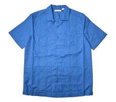 画像1: Cubavera Short Sleeve Guayabera Shirt Delft キューバベラ (1)
