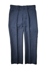 画像1: Cubavera Linen Dress Pants Dress Blue キューバベラ (1)