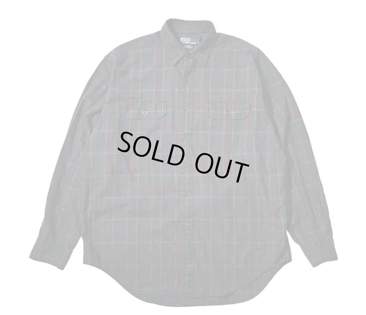 画像1: 90-00s Used Polo Ralph Lauren Plaid Shirt "G.I.Shirt" (1)