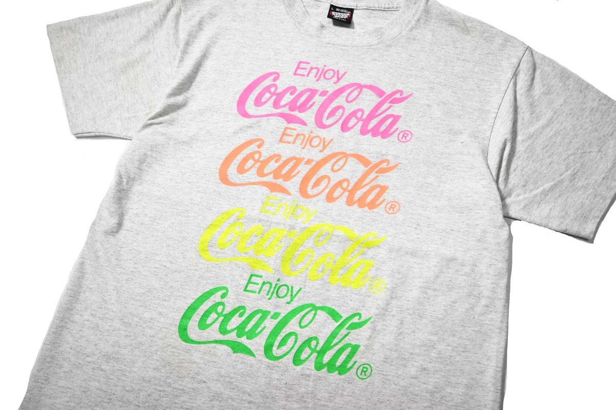 画像2: 90s Used Coca Cola Print Tee made in USA (2)