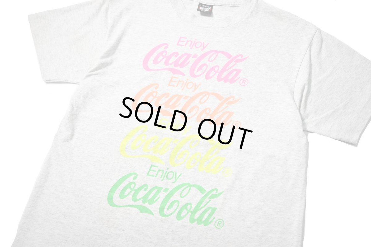 画像2: 90s Used Coca Cola Print Tee made in USA (2)