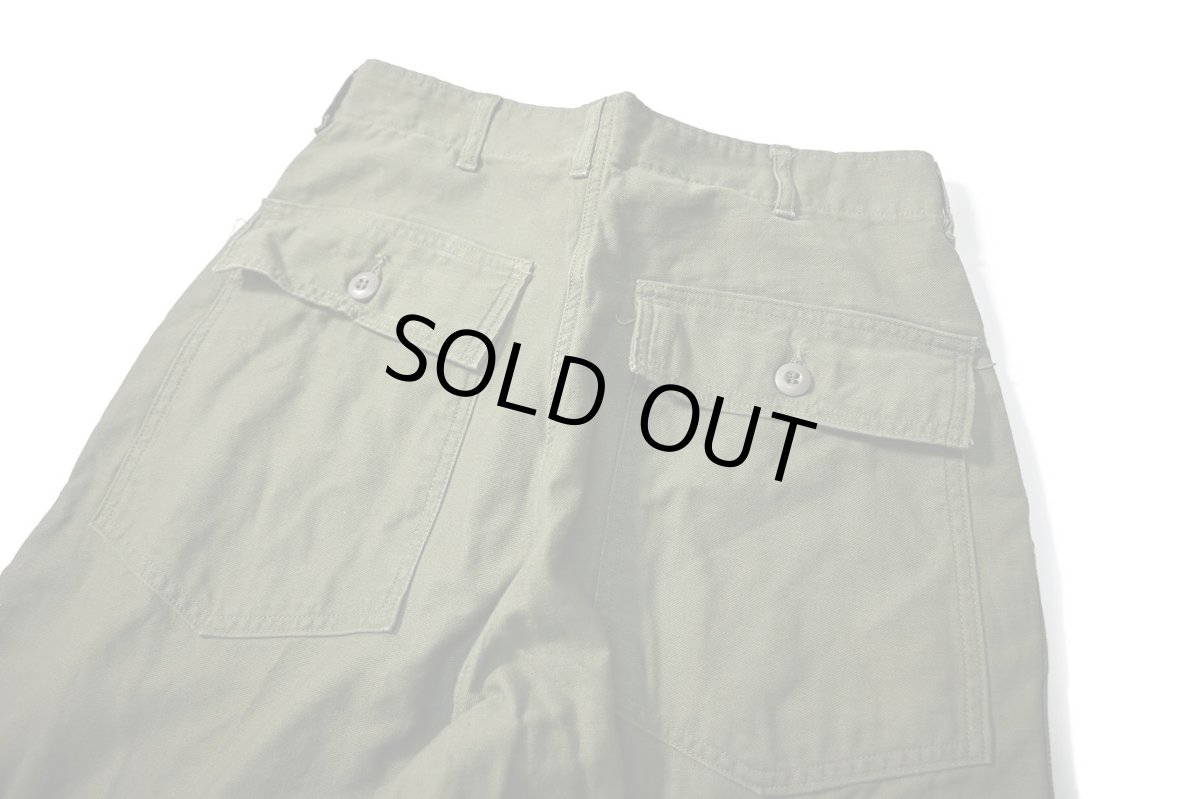 画像4: 60s Used Us Army OG-107 Utility Trouser (4)