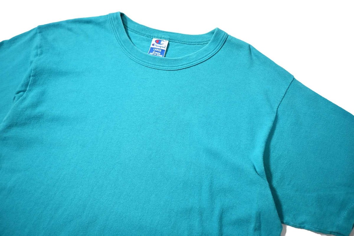 画像2: 90s Used Champion Blank Tee made in USA (2)