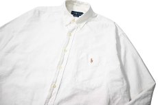 画像2: 90s Used Polo Ralph Lauren Oxford B/D Shirt "Big Shirt" (2)