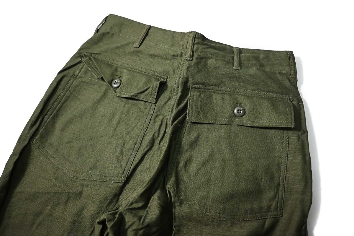 画像4: 70s Deadstock Us Army OG-107 Utility Trouser (4)