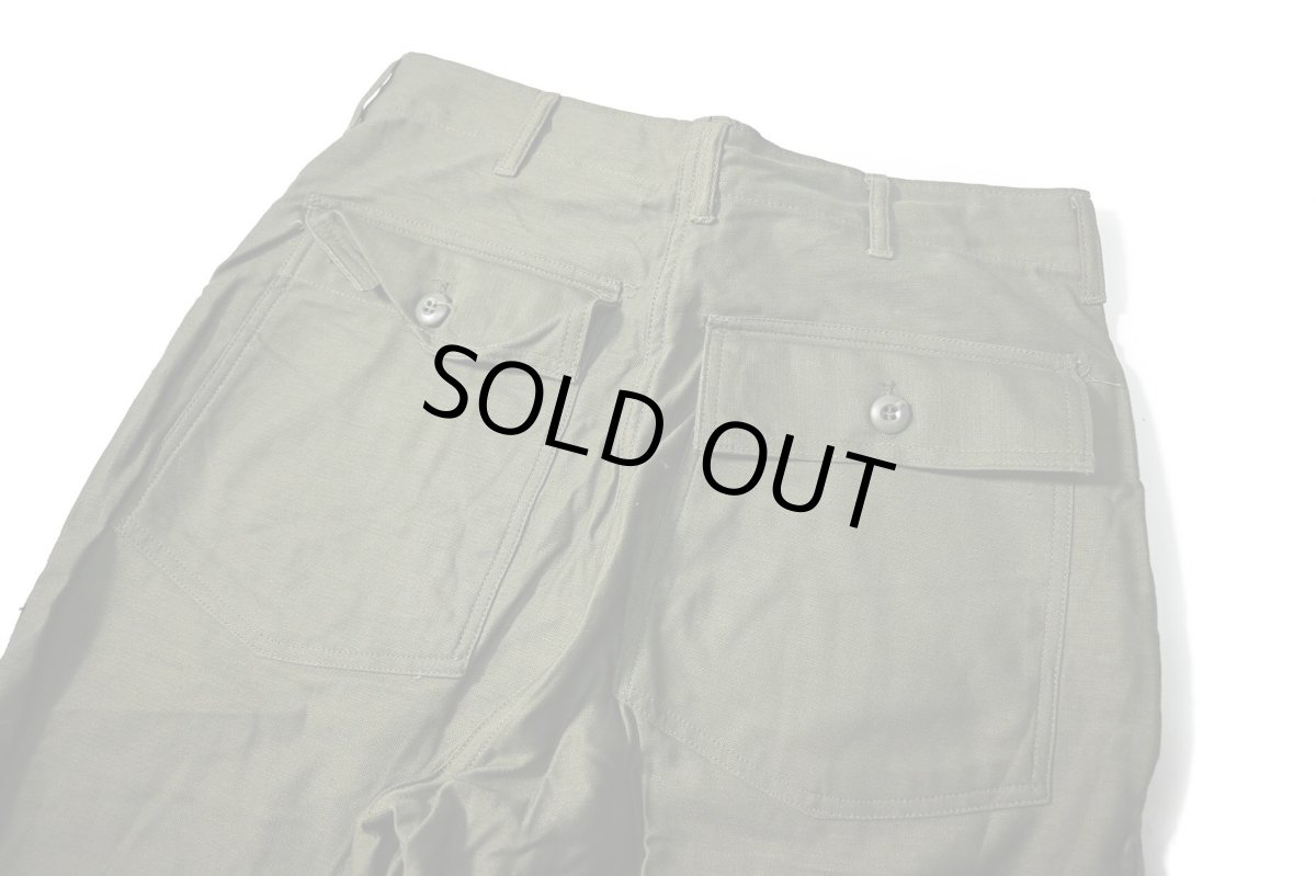 画像4: 70s Deadstock Us Army OG-107 Utility Trouser (4)