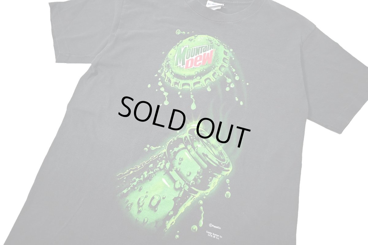画像2: 90s Used Mountain Dew Print Tee made in USA (2)