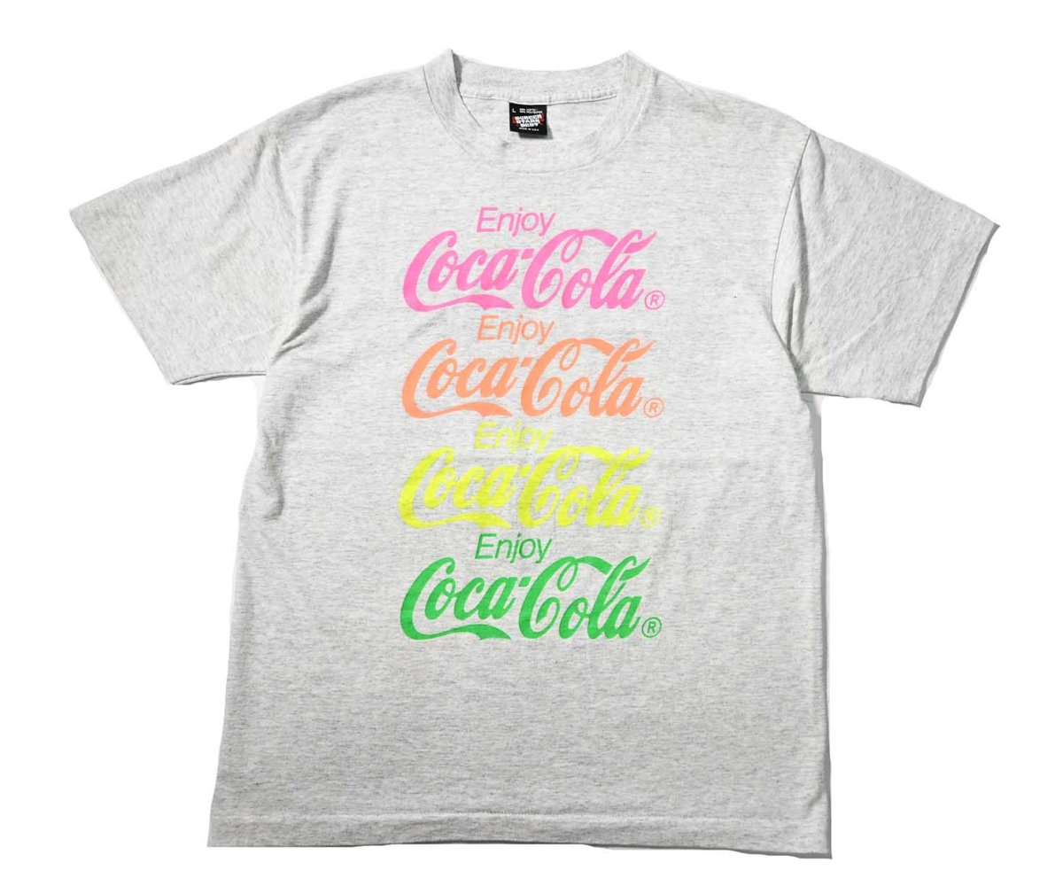 画像1: 90s Used Coca Cola Print Tee made in USA (1)