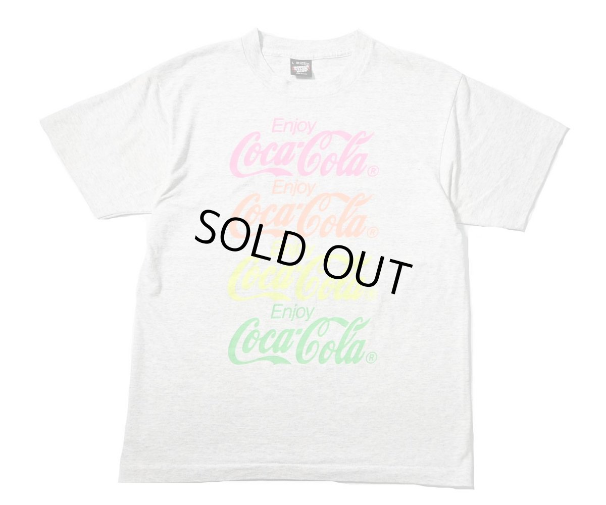 画像1: 90s Used Coca Cola Print Tee made in USA (1)