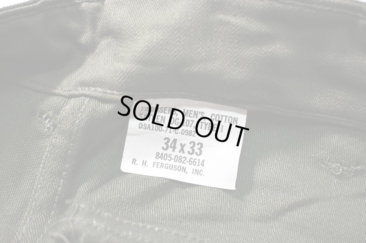 画像6: 70s Deadstock Us Army OG-107 Utility Trouser (6)