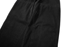 画像4: Prison Blues Double Knee Denim Work Jean Fade Black プリズンブルース (4)